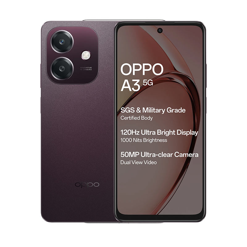 Picture of Oppo A3 5G (6GB RAM, 128GB, Nebula Red)